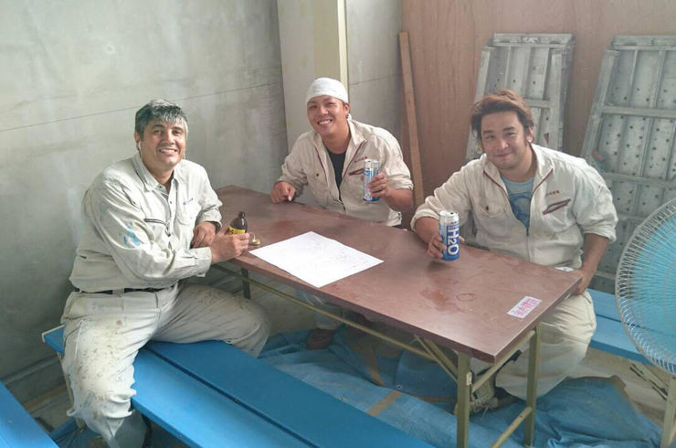 仕事の合間の休憩中です。